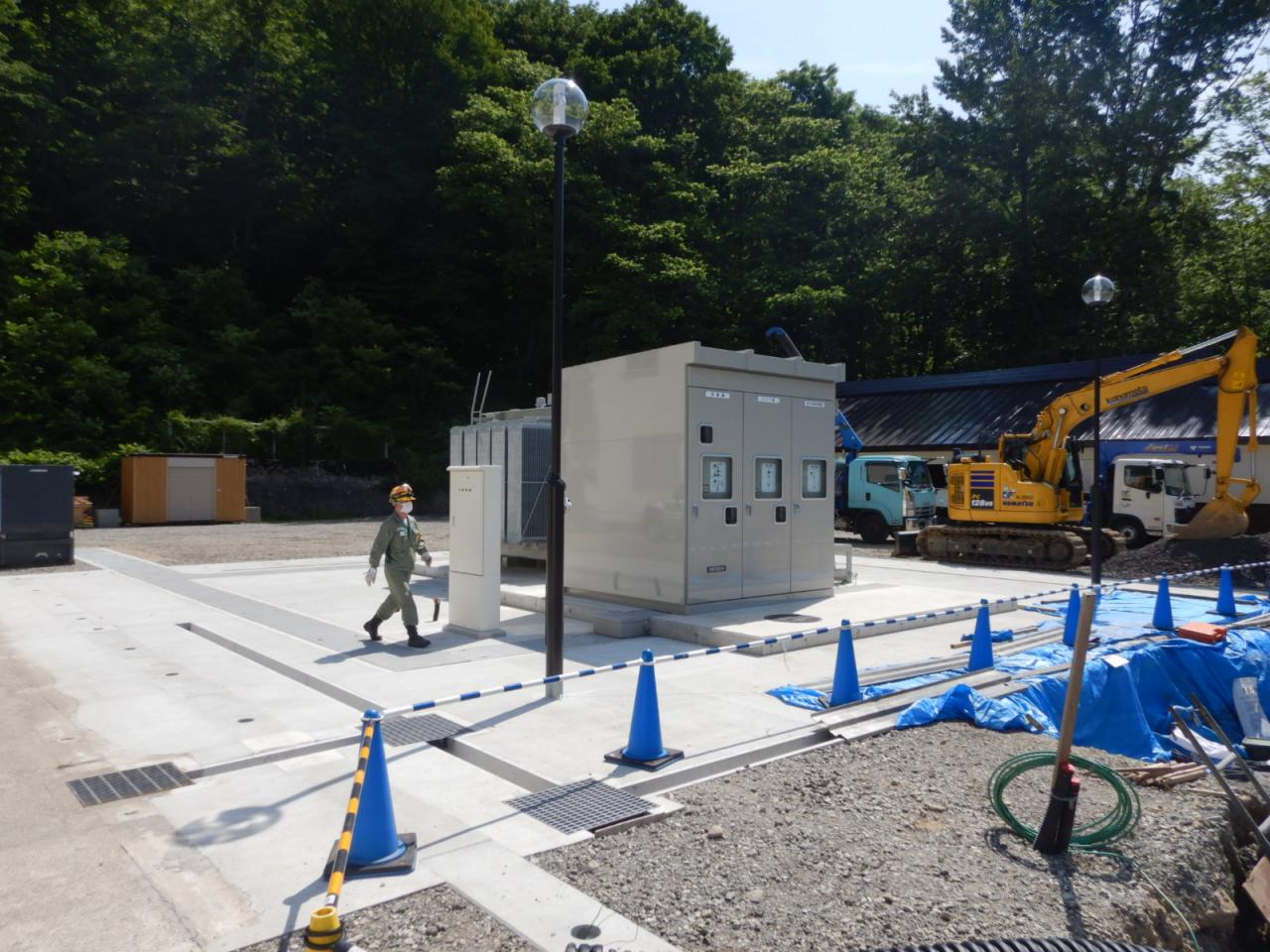 屋外機器据付②